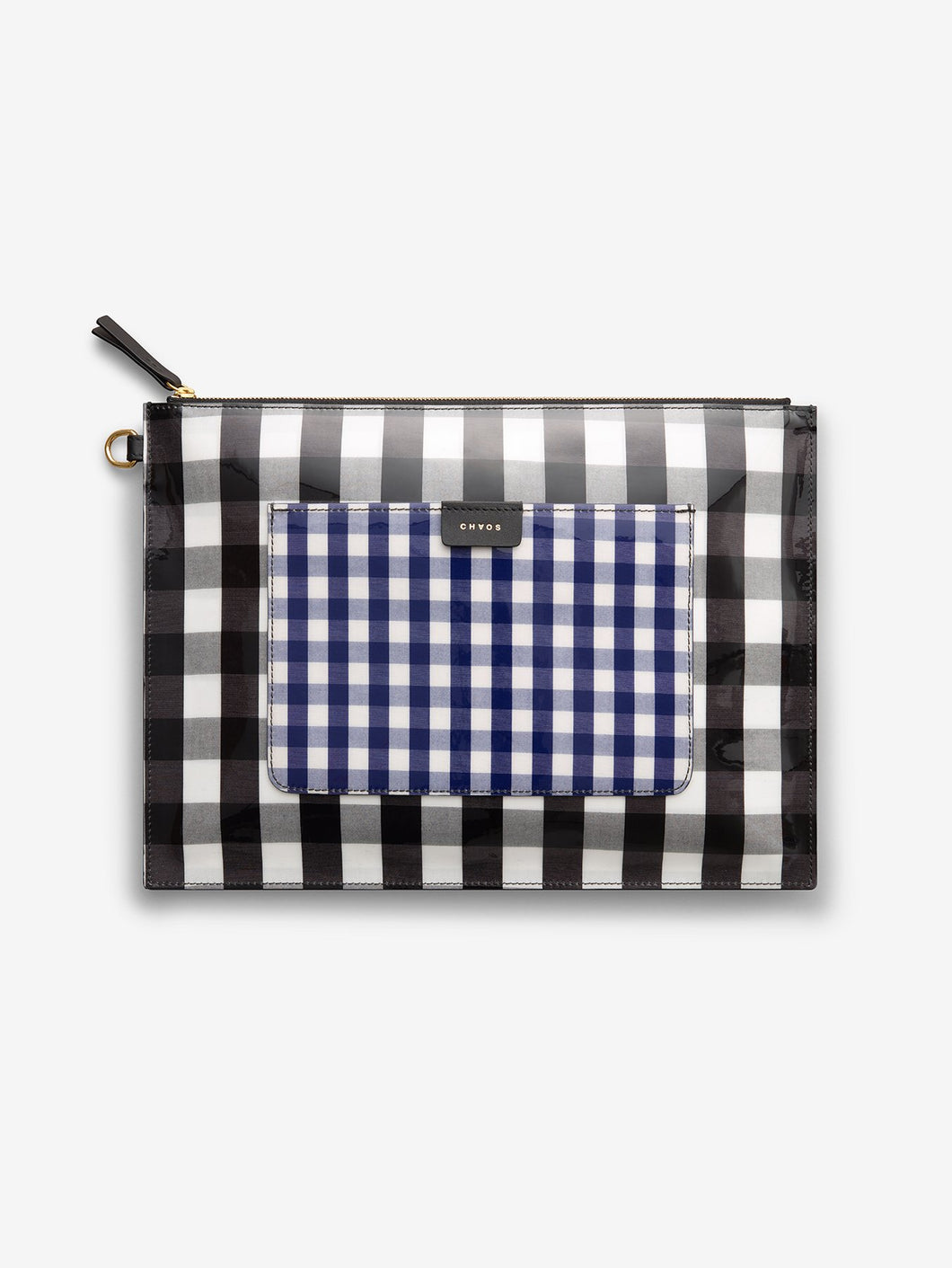 Custom Gingham Clutch