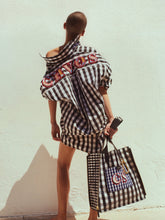 Load image into Gallery viewer, Gingham tote
