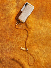 Load image into Gallery viewer, Gold &amp; Fluro Zip Lanyard with Bullion Bar Charm
