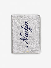 Load image into Gallery viewer, Custom Metallic Leather Passport Holder
