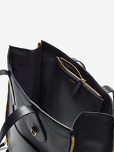 Load image into Gallery viewer, Black Leather Tote Bag
